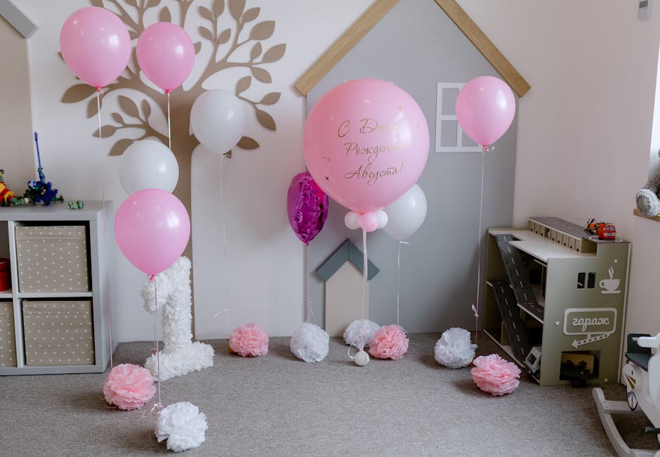 Décoration baptême blanc et pastel