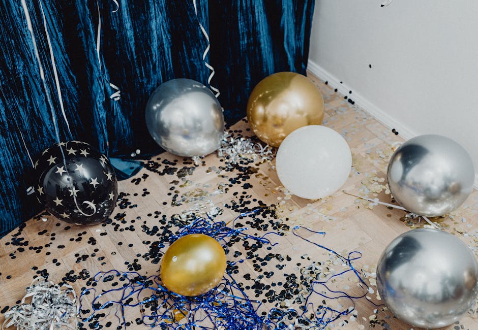 Décoration salle anniversaire thème tropical